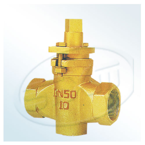 Two full copper plug valve