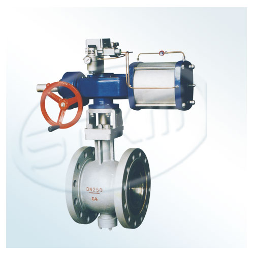 Pneumatic V type ball valve